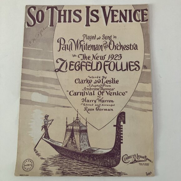 1910s 20s Vintage Sheet Music Lot Ramona, Old Mill Stream, Strutters Ball, jk27 - Picture 5 of 15